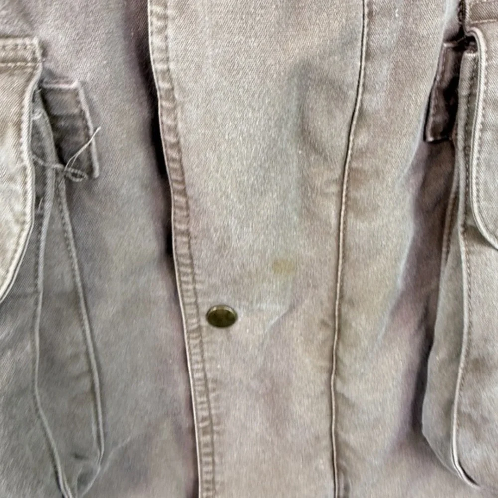 Field‎ & Stream Mens Heavy Parka Jacket 1XB VTG? Hooded Flannel & Quilted Lined